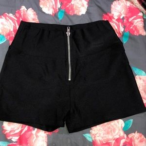 iheartraves black high waisted shorts